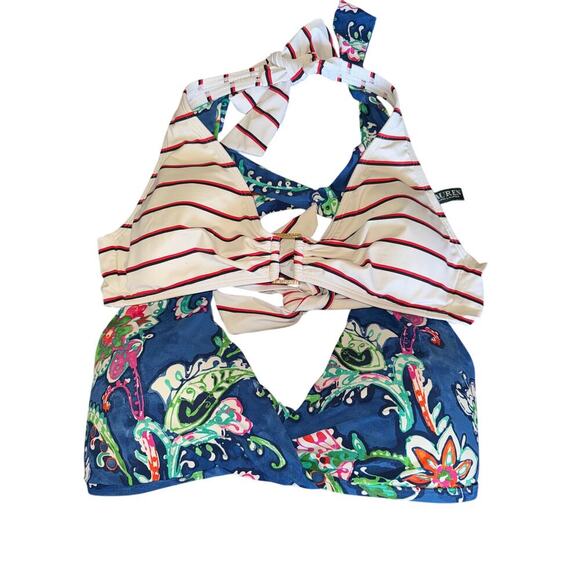 LAUREN RALPH LAUREN bikini tops size 8 - Picture 1 of 6